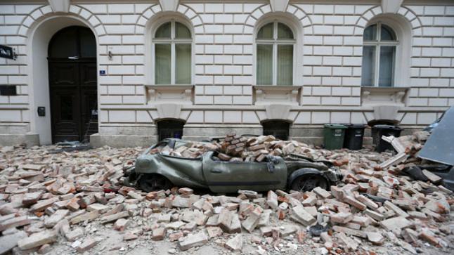 زلزال ضرب عاصمة كرواتيا وسبب أضرارا مادية كبيرة