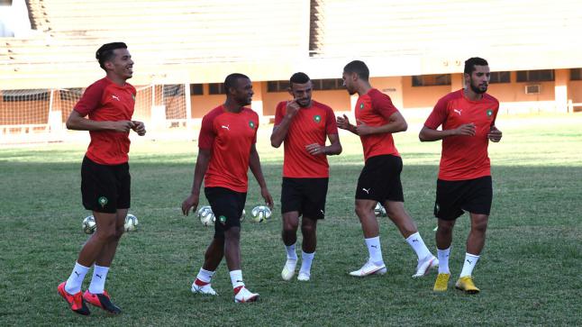 المنتخب الوطني للاعبين المحليين يخوض آخر حصة تدريبية قبل لقاء مالي