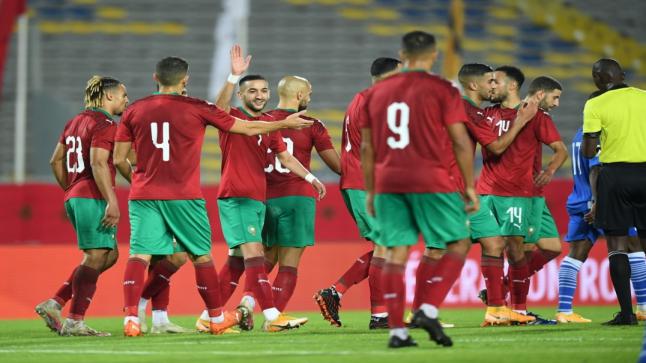 الأسود تزأر أمام إفريقيا الوسطى…وتفوز برباعية